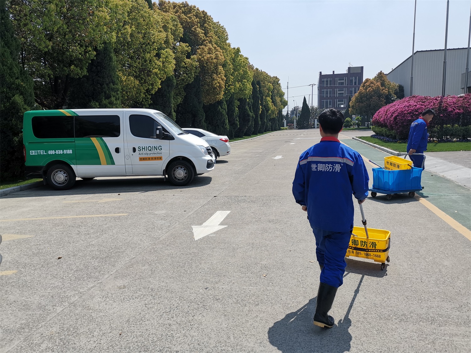 博思格建筑地面防滑处理